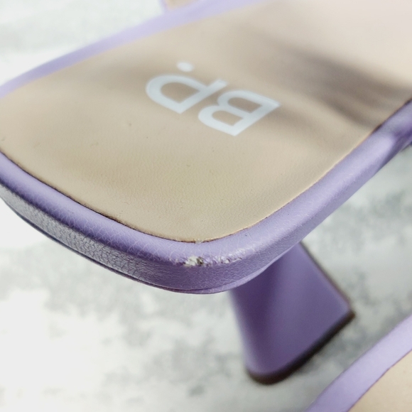 New BP. Ashlyn Square Toe Strappy Sandal In Purple D62 - Picture 14 of 16
